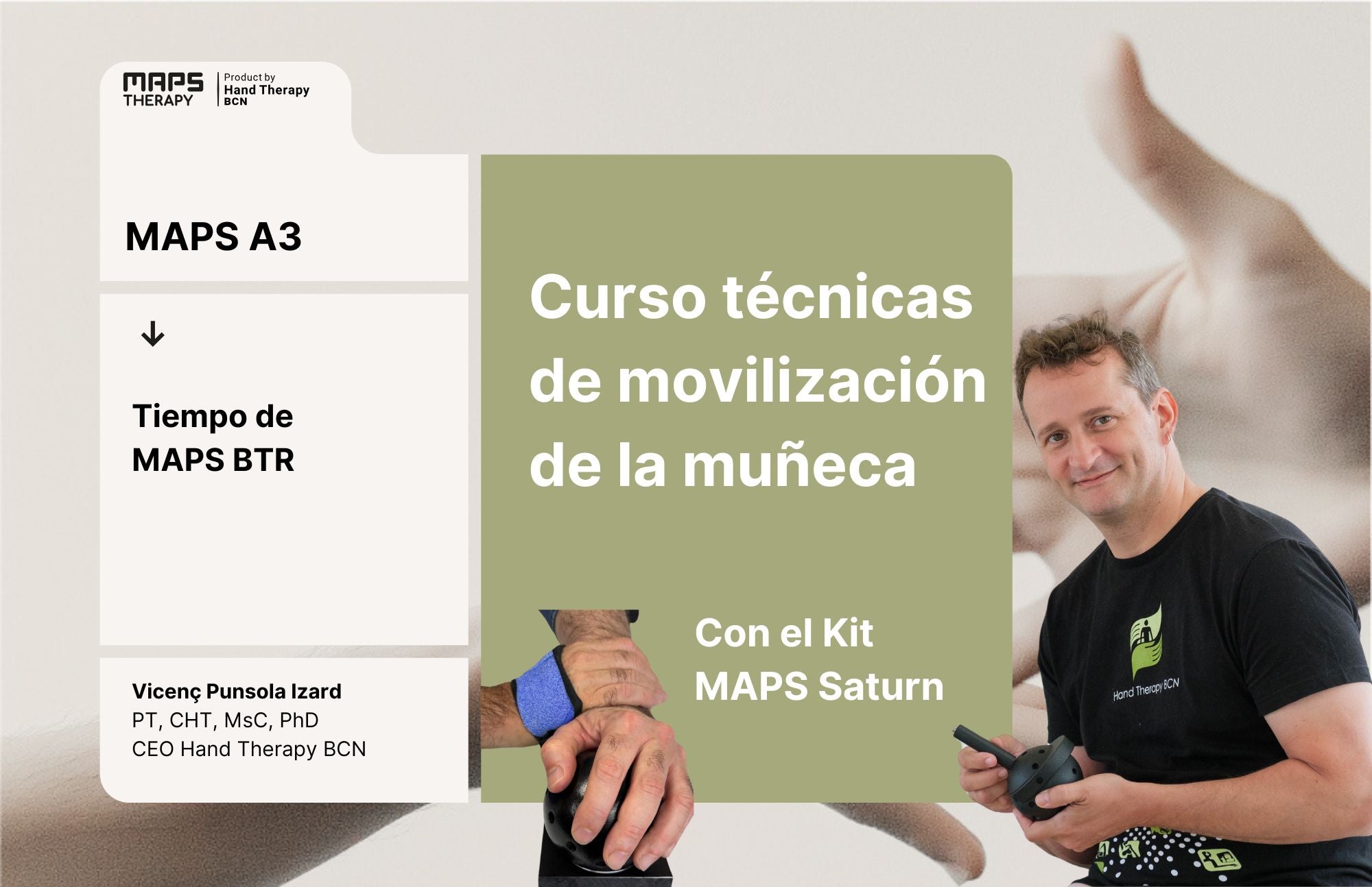 Curso técnicas de movilización de la muñeca